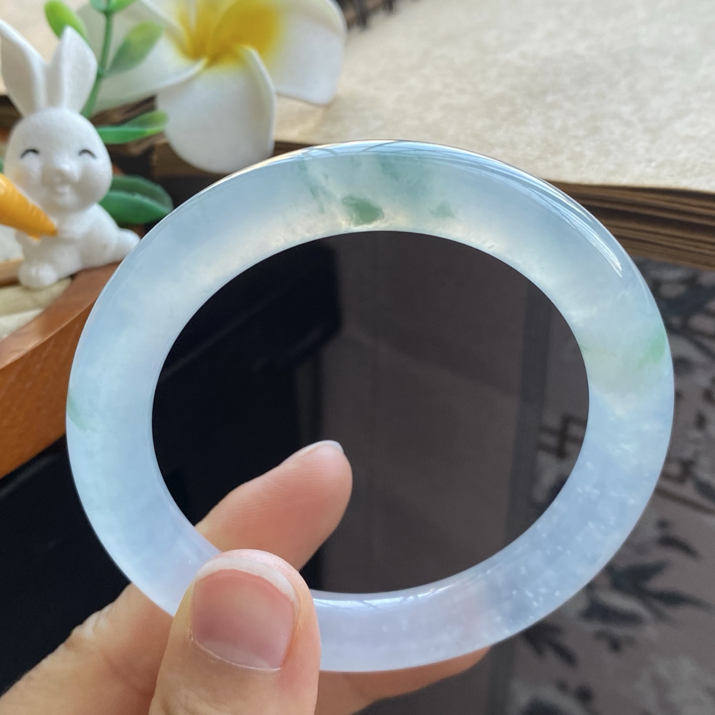 02.21批高货冰飘花圆条919号56.2-10-10.2！天然翡翠手镯