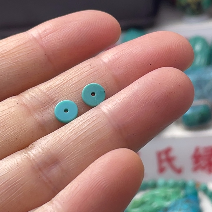 绿松石未镶嵌配饰