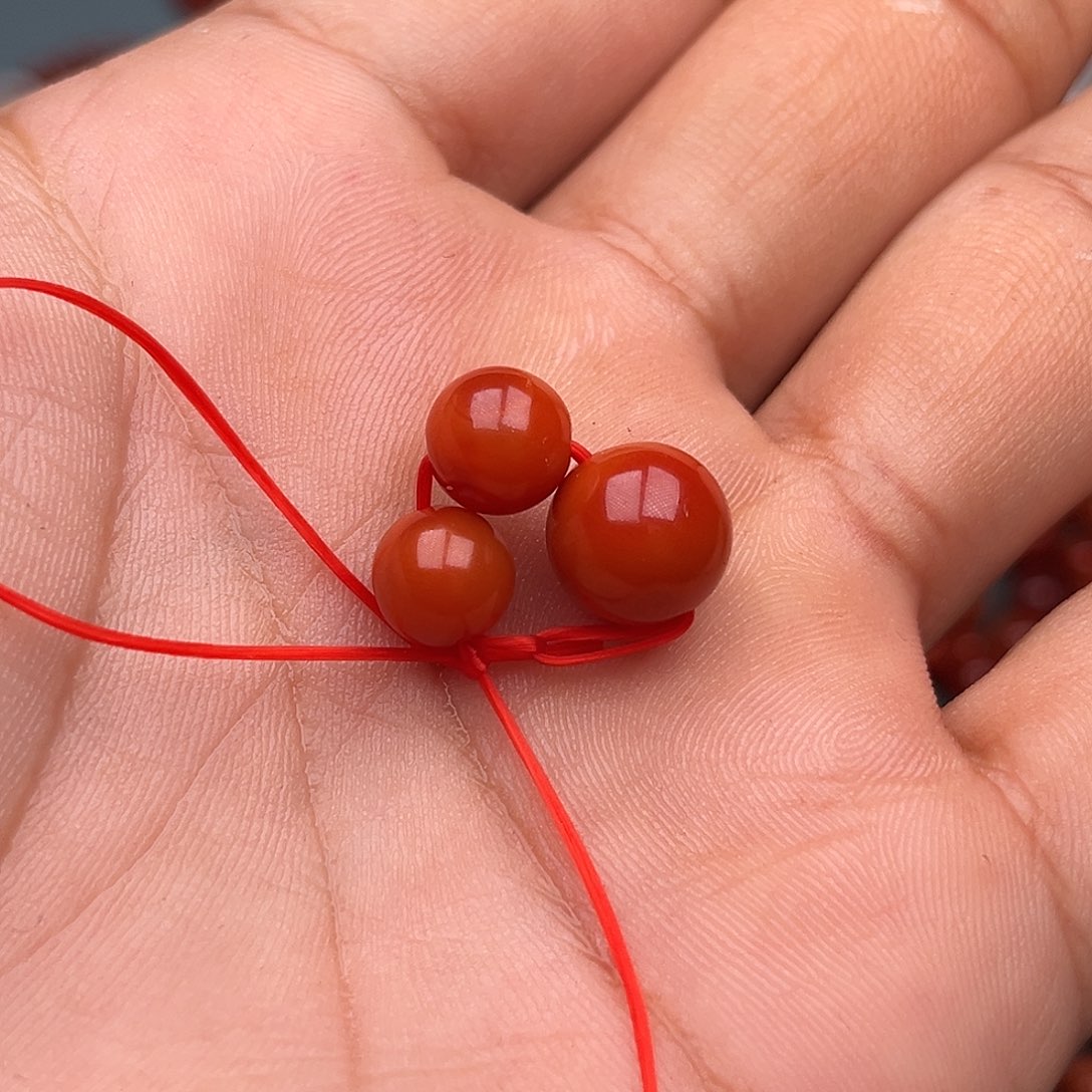 沁***怡南红玛瑙未镶嵌手链珠子
