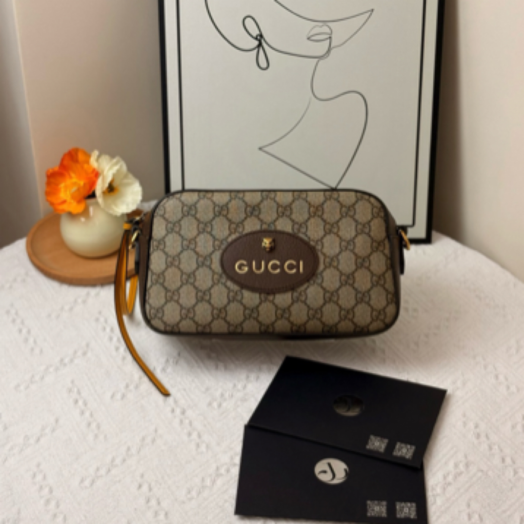 99新 GUCCI/古驰 虎头 相机包/JWC139