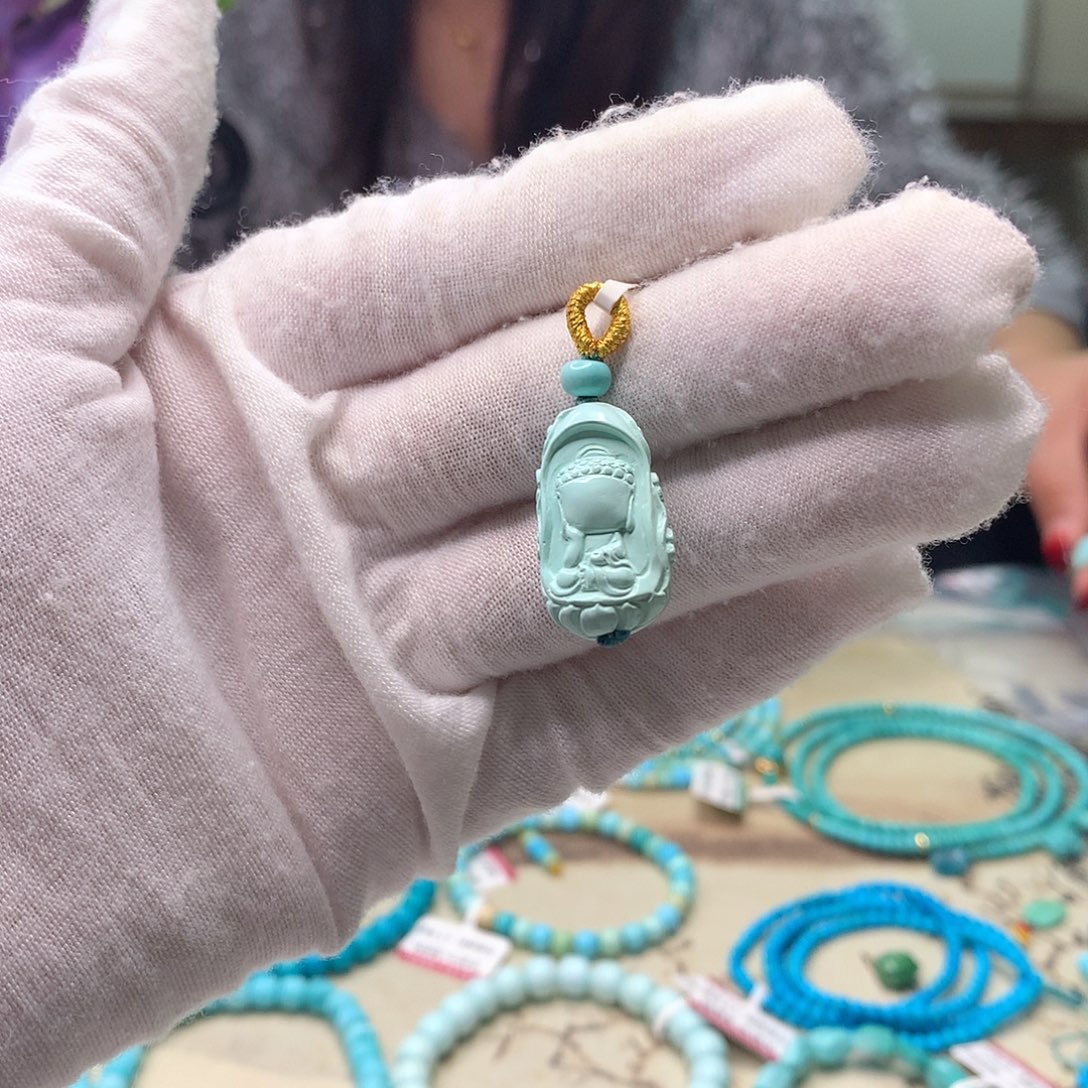 绿松石未镶嵌配饰