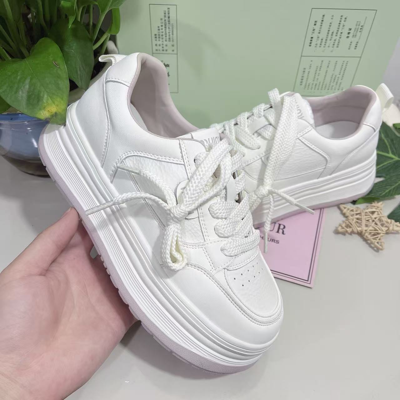 【2511-1】新款小白鞋女2025年休闲百搭低帮轻低时尚女鞋