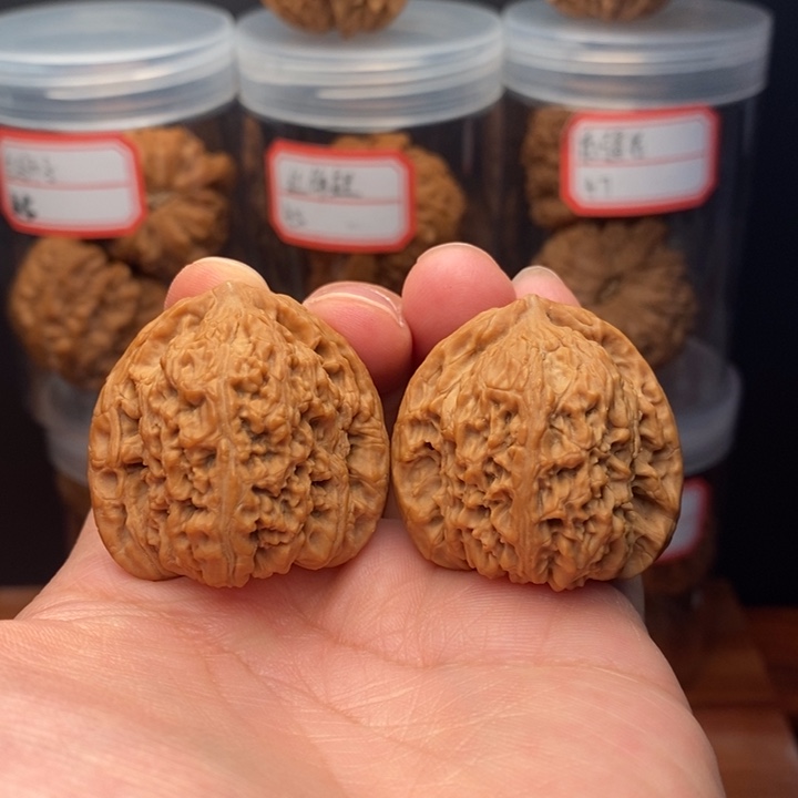 把件文玩核桃麻核桃南疆石36