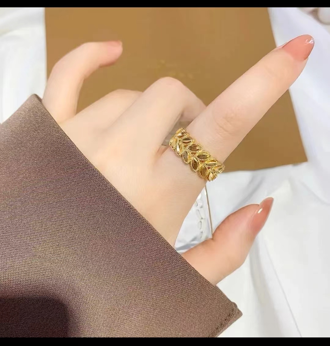 合金戒指 麦穗戒指（穗穗平安）