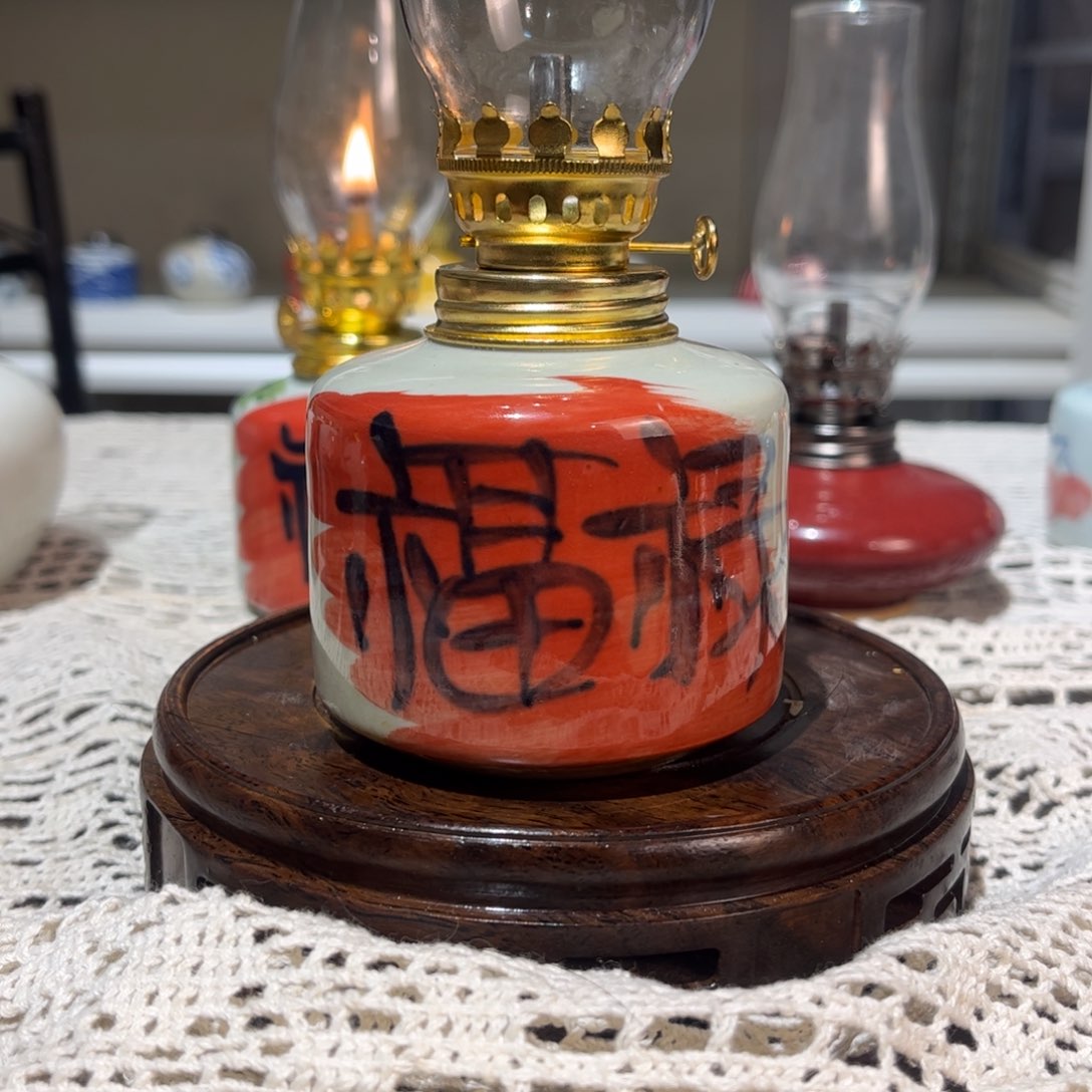 摆件景德镇陶瓷香薰灯