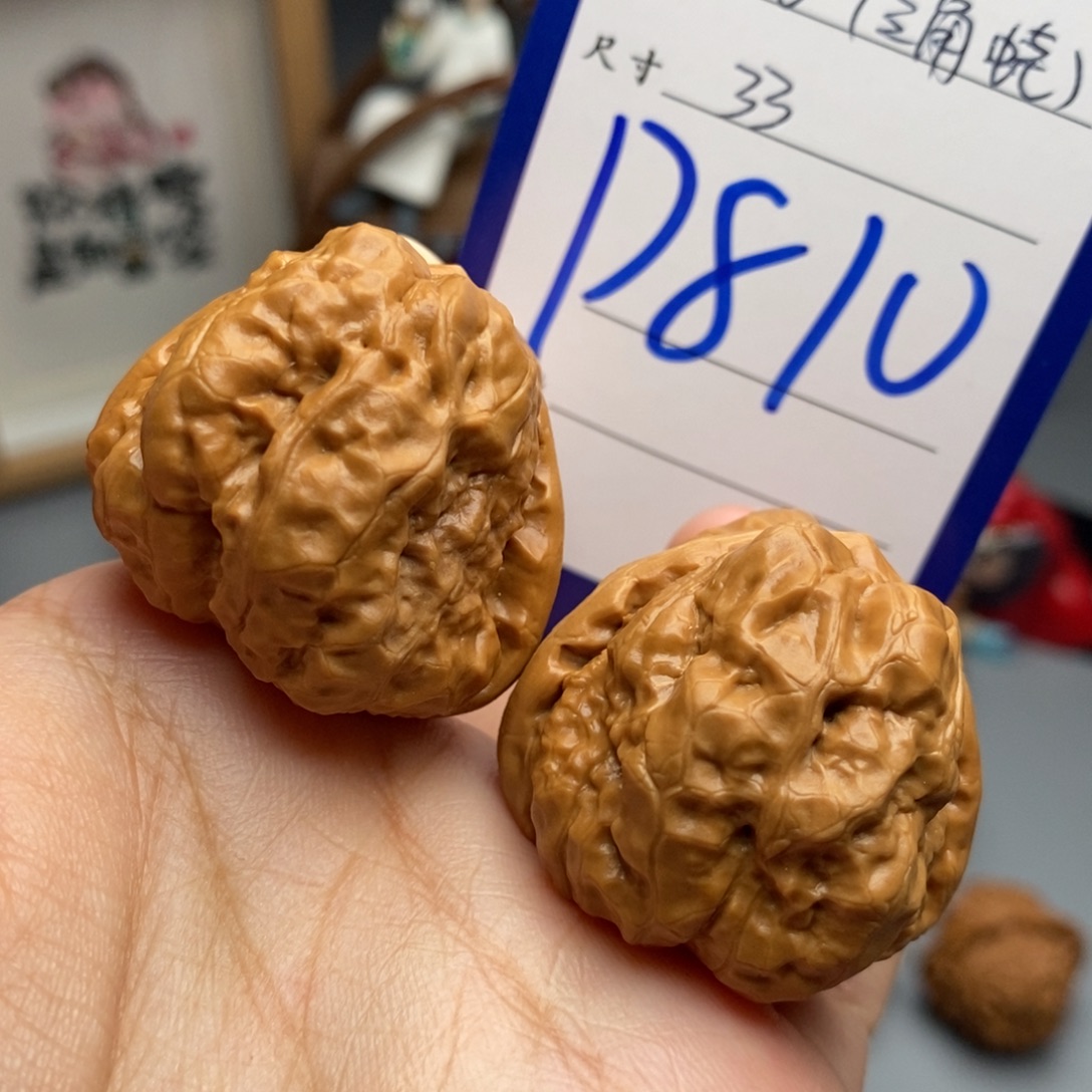 吊坠文玩核桃三角蛙33
