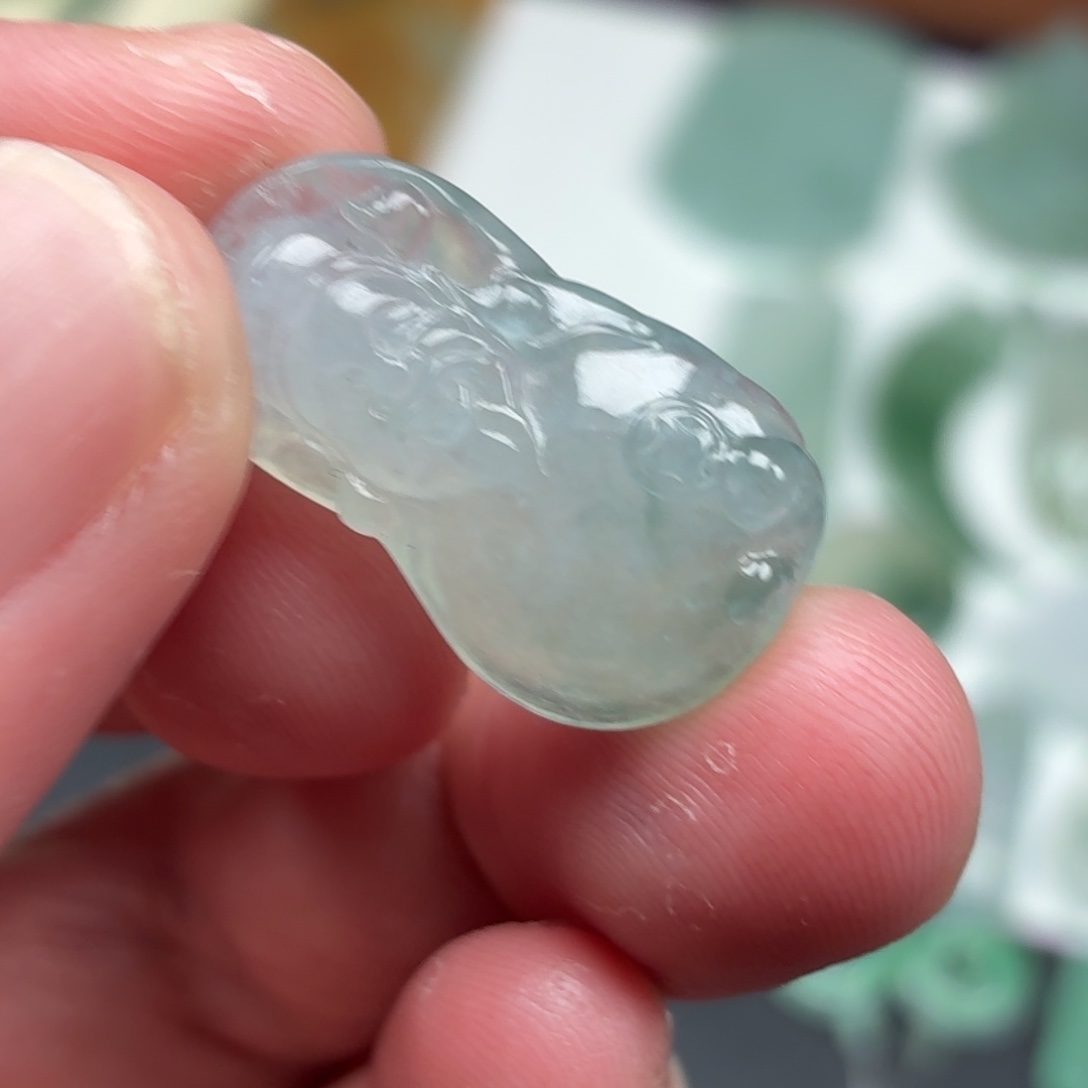 定制翡翠未镶嵌财神