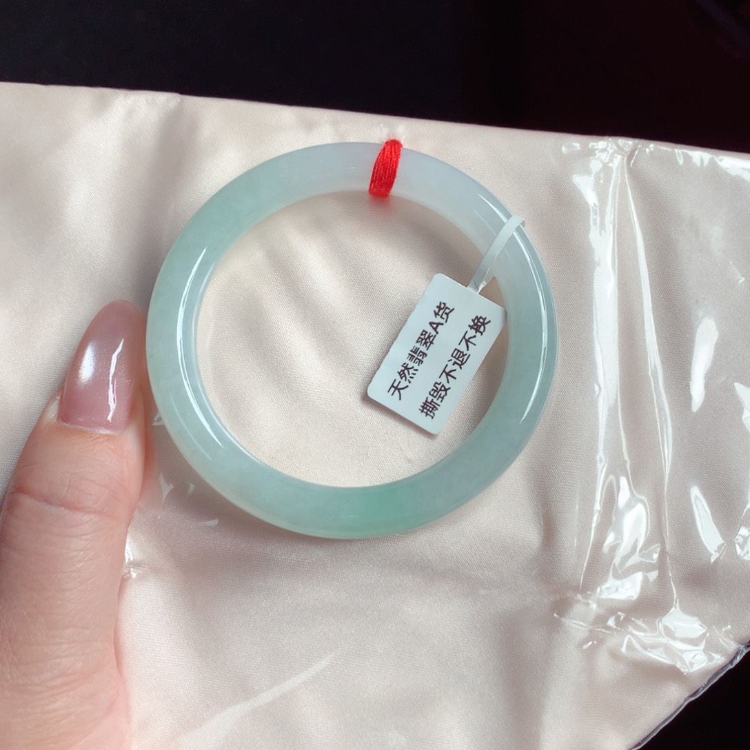 翡翠未镶嵌手镯手镯54