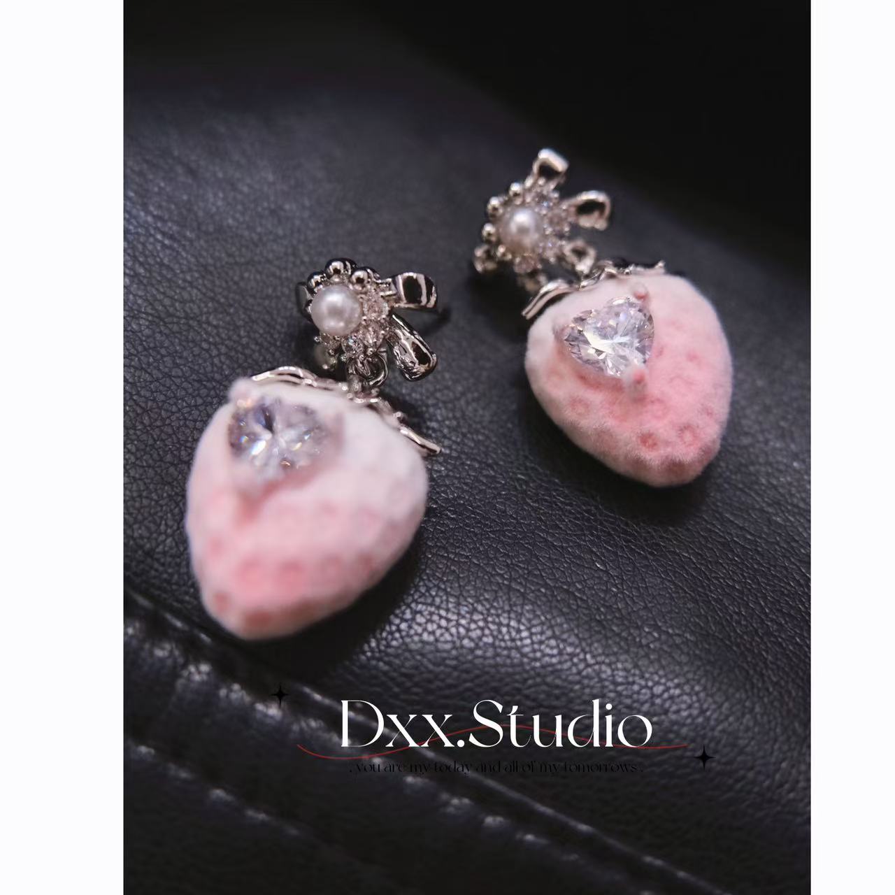 铜合金锆石耳饰 小众设计百搭ins耳饰49935