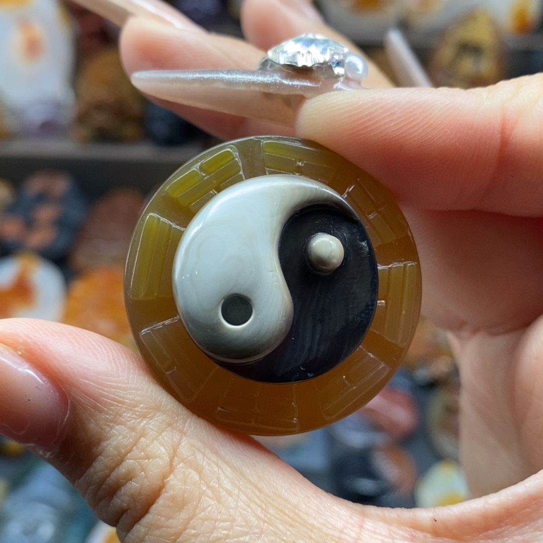 玛瑙/玉髓未镶嵌吊坠(不含链)