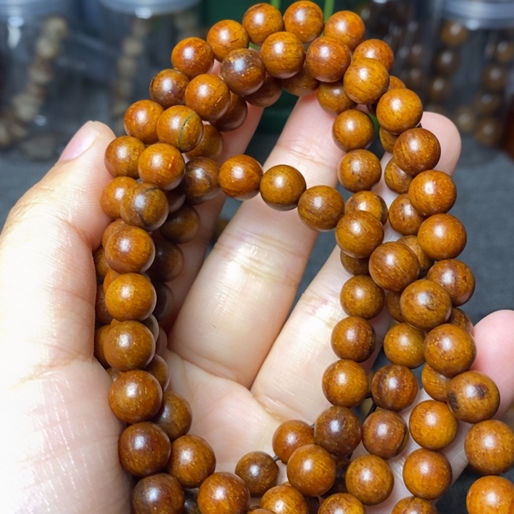 贡木手串印贡0.8圆珠