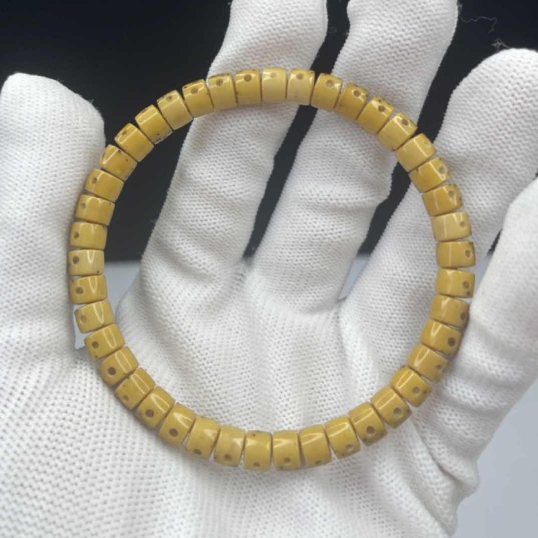 【墨宇轩】6.5×4.8半臂留白药片手串（已打底色）