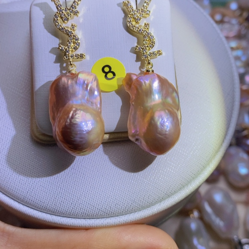 【闪购商品】淡水珍珠天然珍珠（微瑕）合金