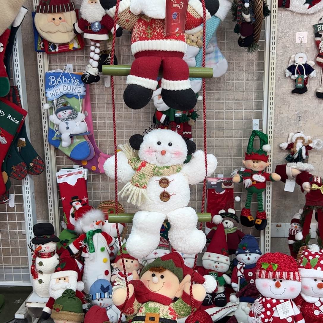 毛绒圣诞挂串挂件