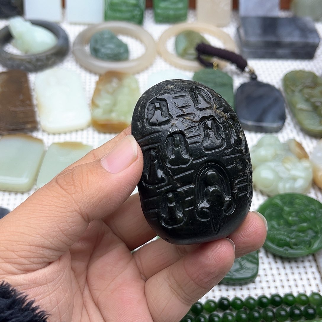 和田玉挂件未镶嵌