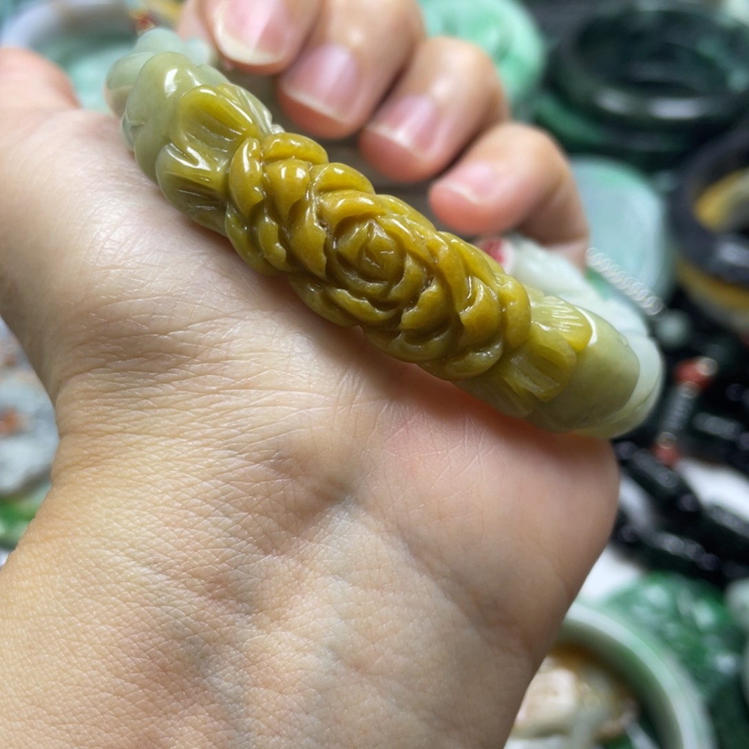翡翠未镶嵌颈饰飞***象牌子