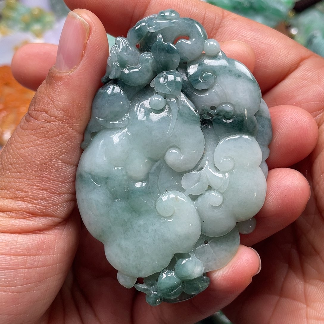 颈饰未镶嵌翡翠翡玉缘翡翠