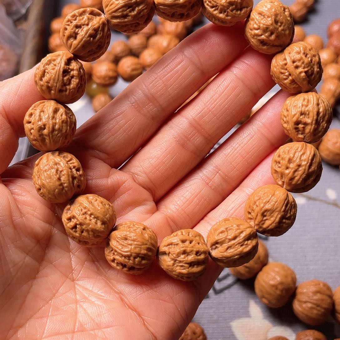 文玩核桃手串1.6八棱粗筋