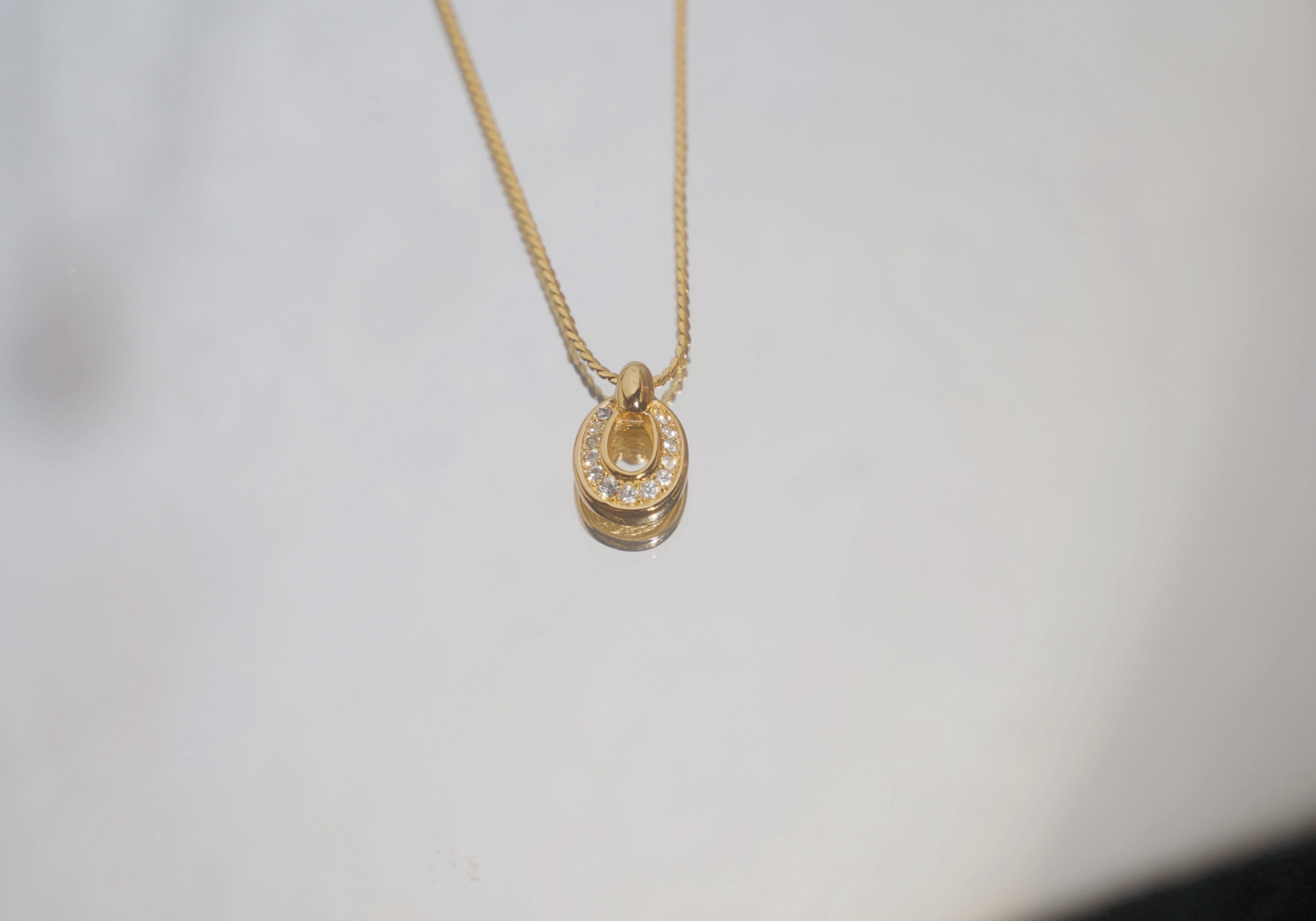 95新 DIOR/迪奥  dior  椭圆顶针项链 xz01