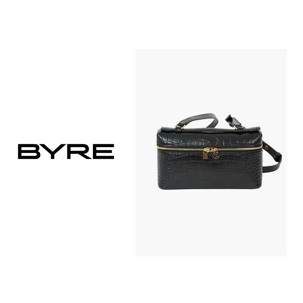 BYREN1140 斜跨手提小黑包