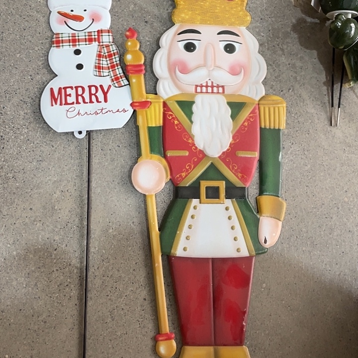 树脂胡桃夹子雪人