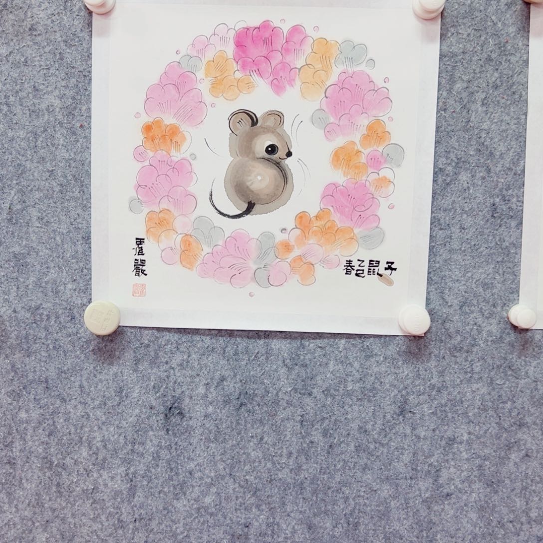 国画霍严精品作品