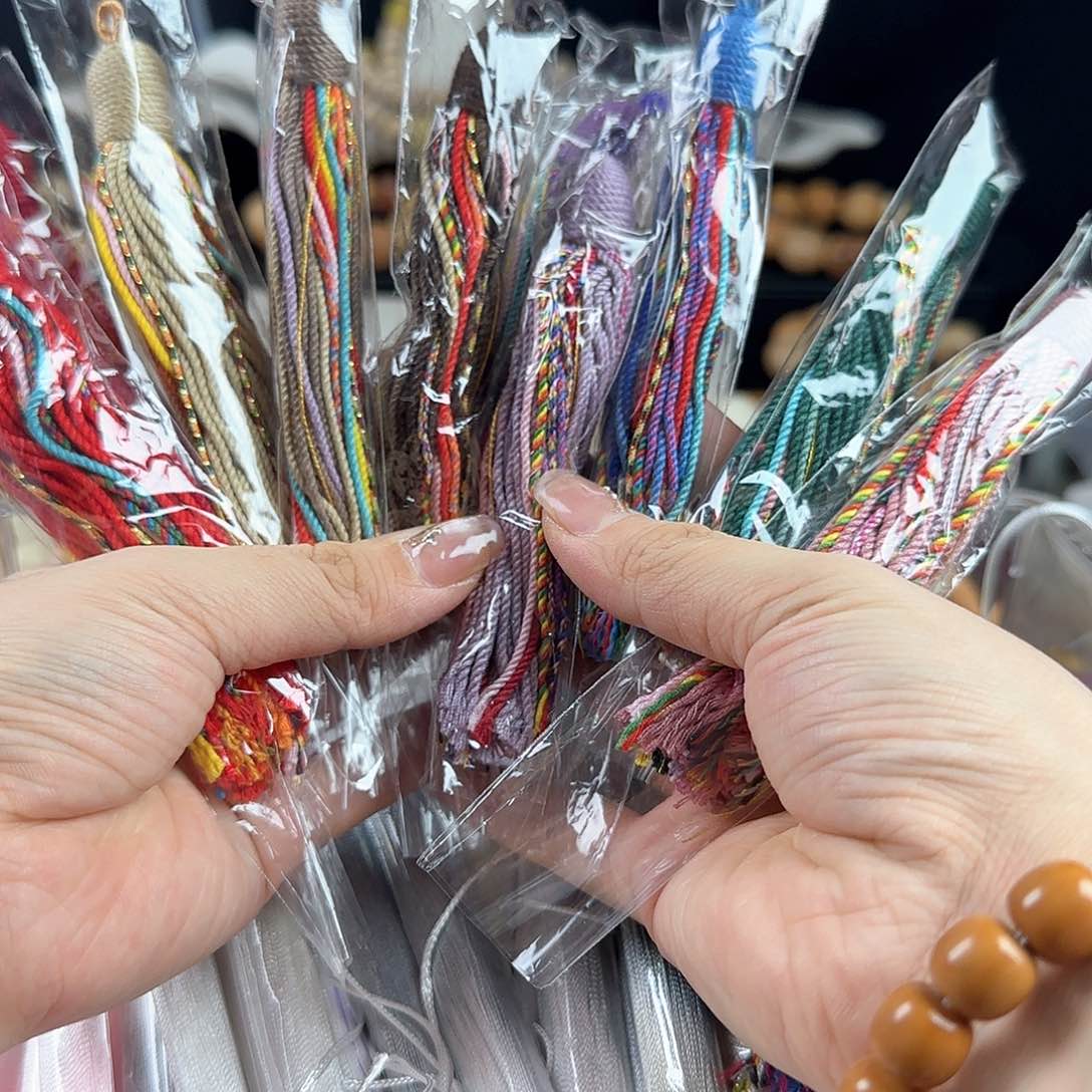 菩提根/象牙果手串存手工流苏4条