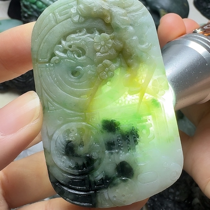 定制翡翠未镶嵌毛货