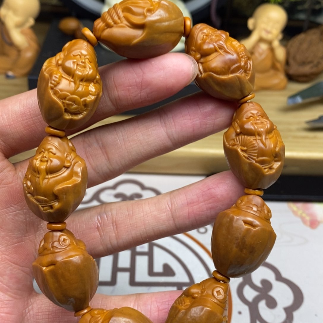 橄榄核手串/手链橄榄核雕工艺手串