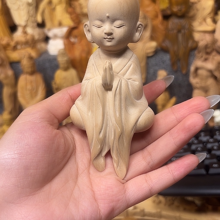 黄杨木黄杨木瑕疵和尚