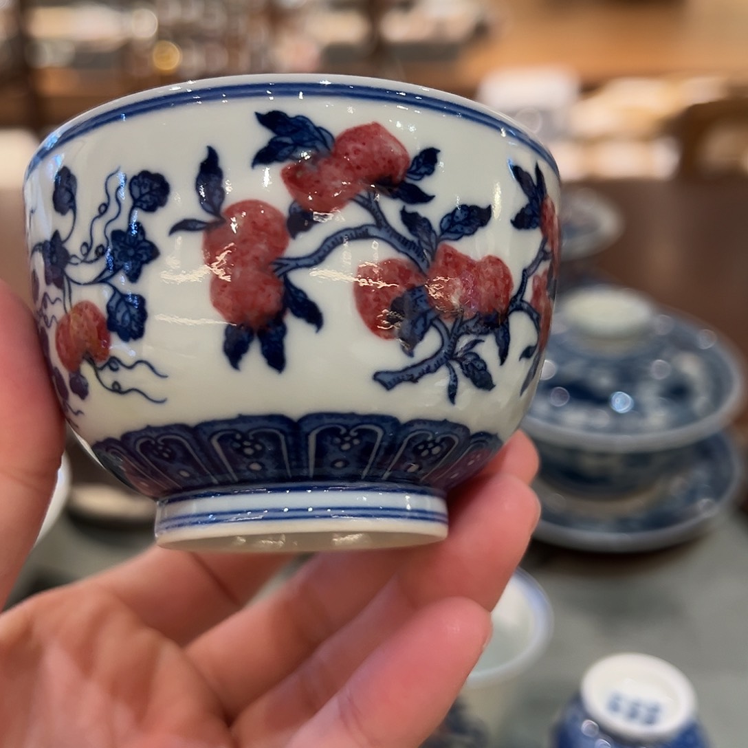 微瑕臻玉古坊原矿釉里红