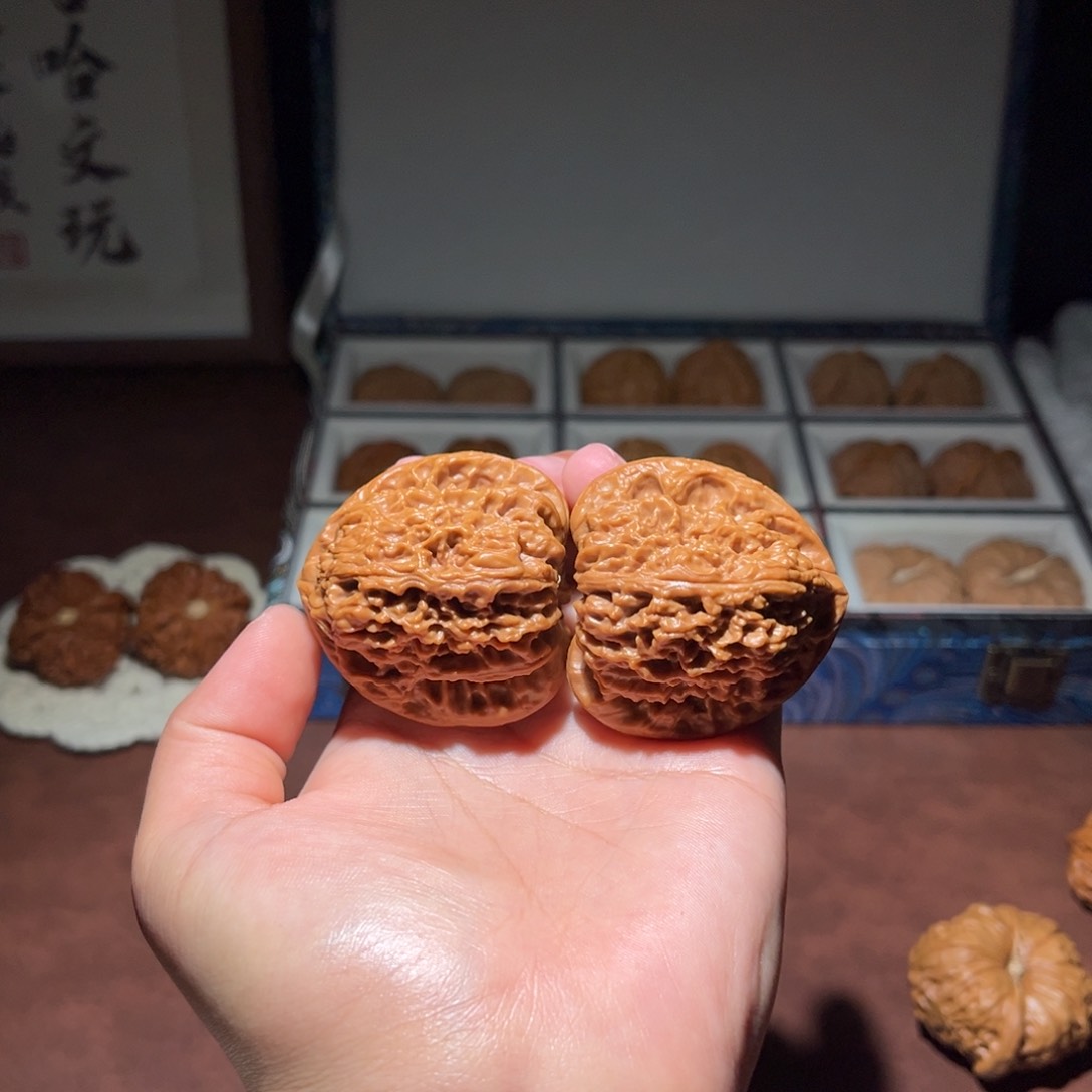 吊坠文玩核桃南将石44.5