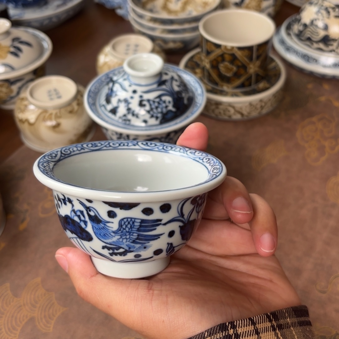 摆件景德镇手绘茶器