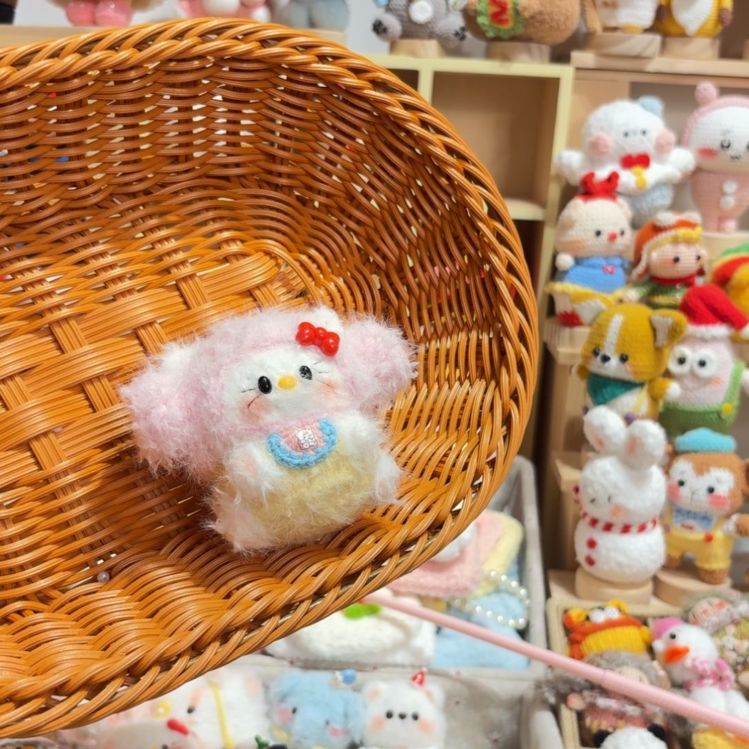 针织品做摆件的KT