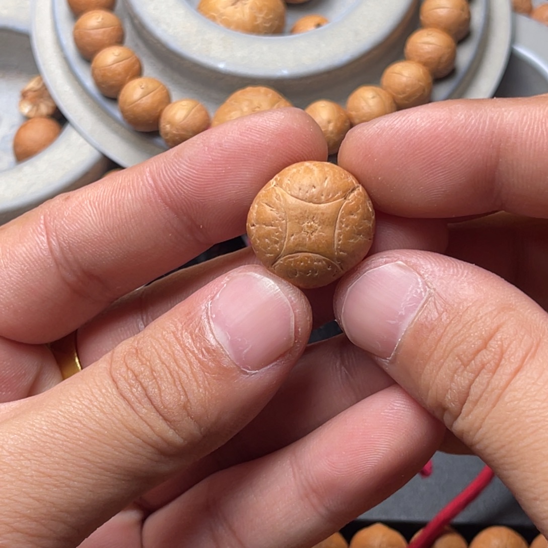 馮***1凤眼菩提手串19尺寸单颗麒麟三通