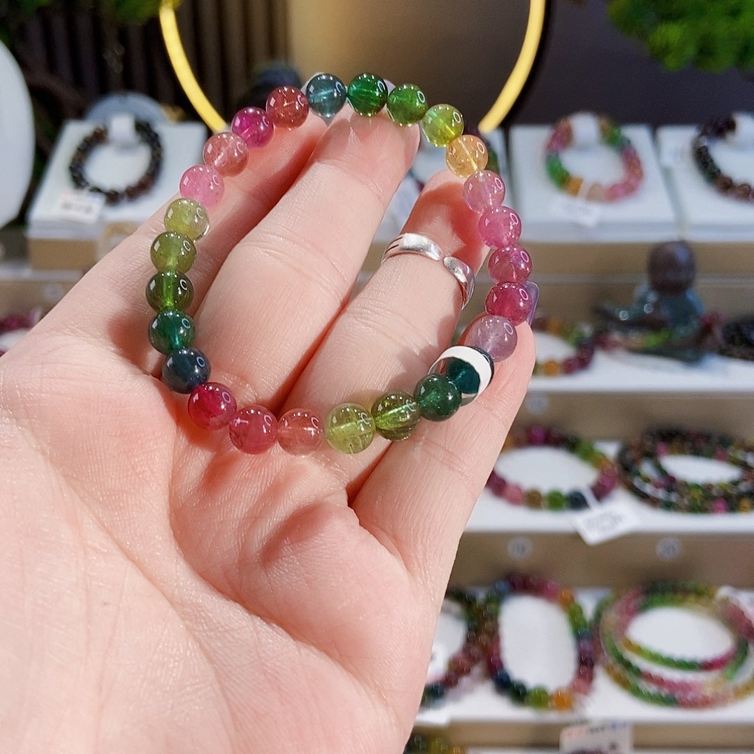 手链未镶嵌碧玺G2441单圈颜色微差发1