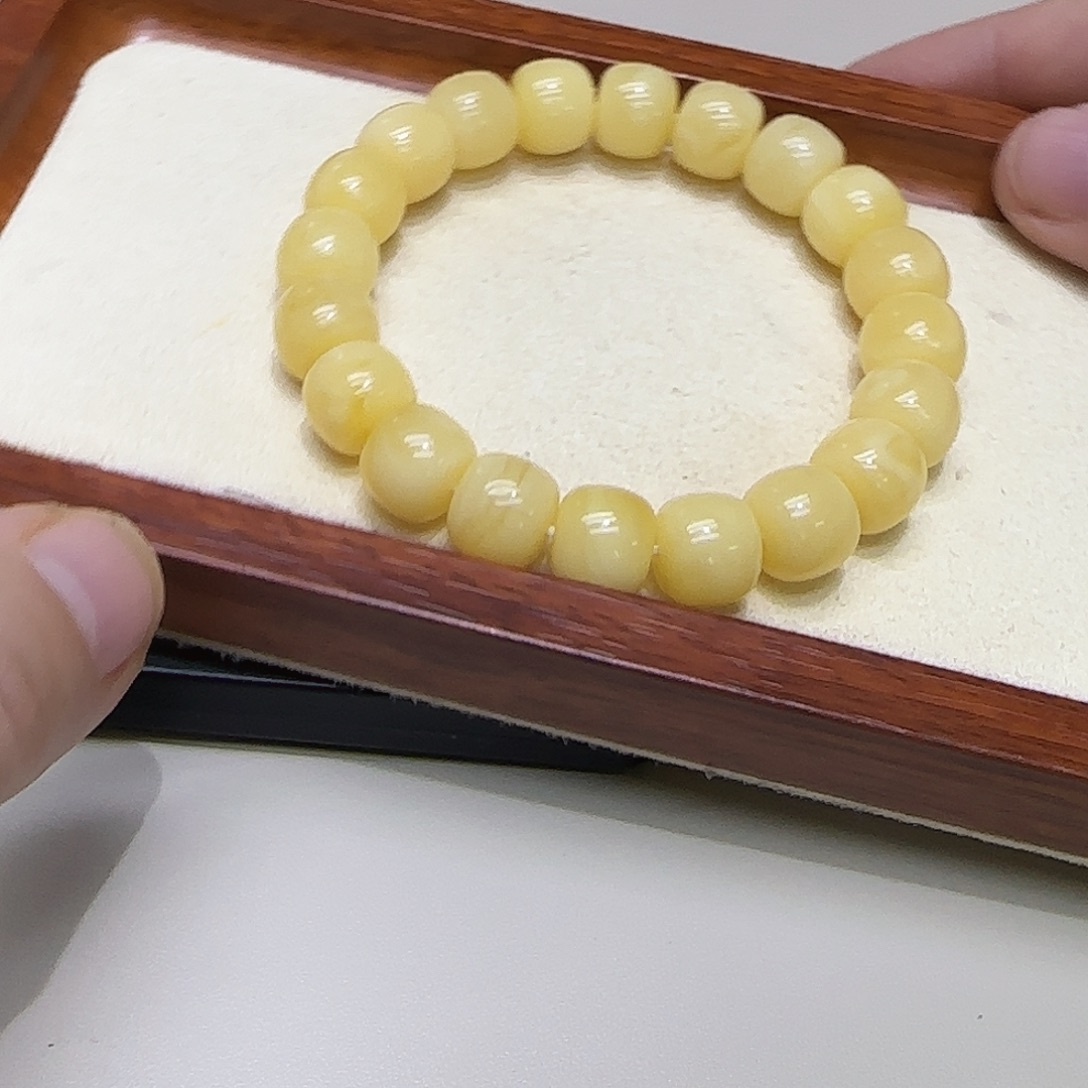 蜜蜡未镶嵌手串蜜蜡手串