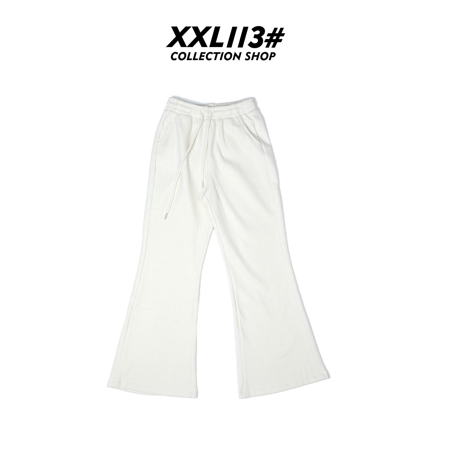 113* CENTRALIZED SHOP 纯色微喇裤弹长裤保暖裤X5F10K7430