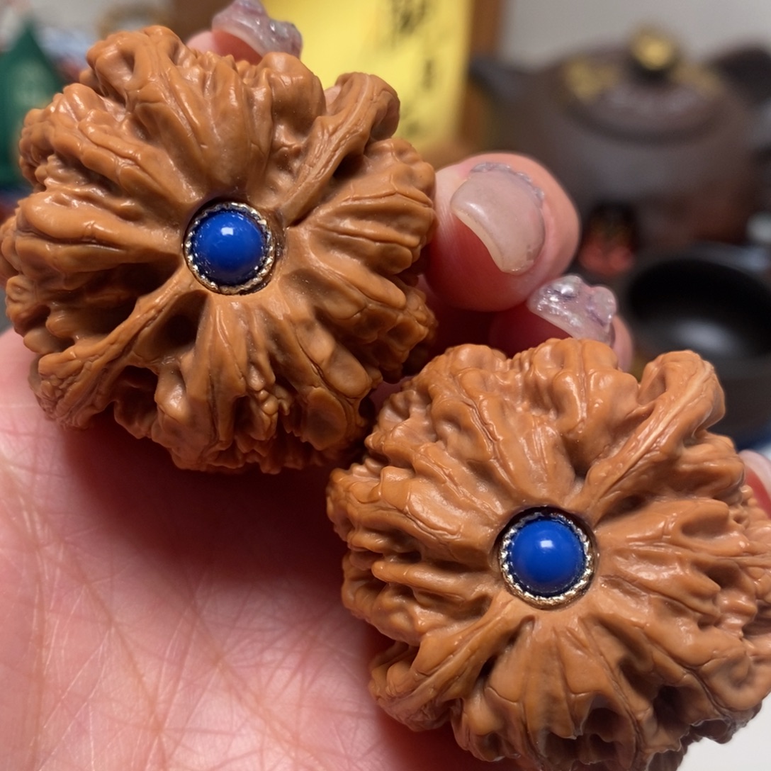 文玩核桃把件42尺寸全品粗筋