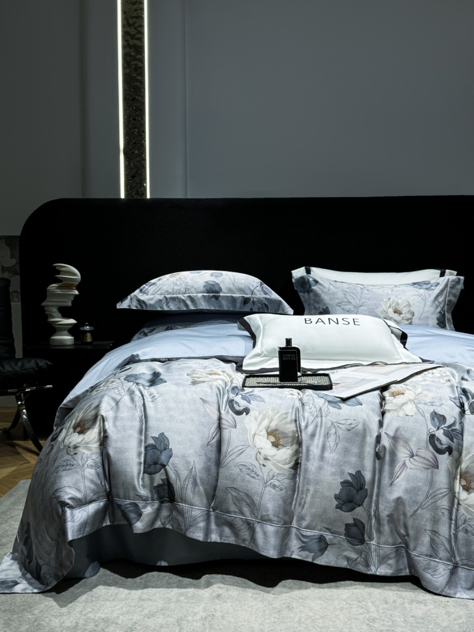 夏洛特数码印花秋冬保暖时尚轻奢活性设计师100支四件套