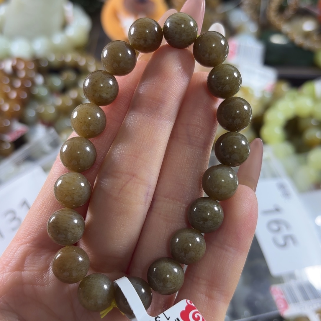 和田玉未镶嵌手链165