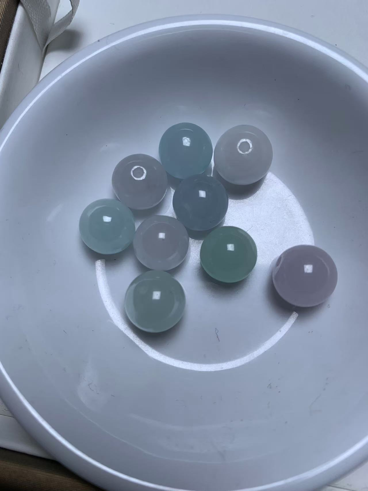 天然缅料A货：马卡龙11+散珠单珠一颗，多样性发货