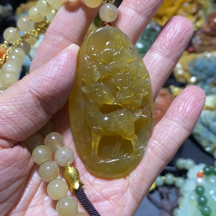 岫玉岫玉吊坠未镶嵌