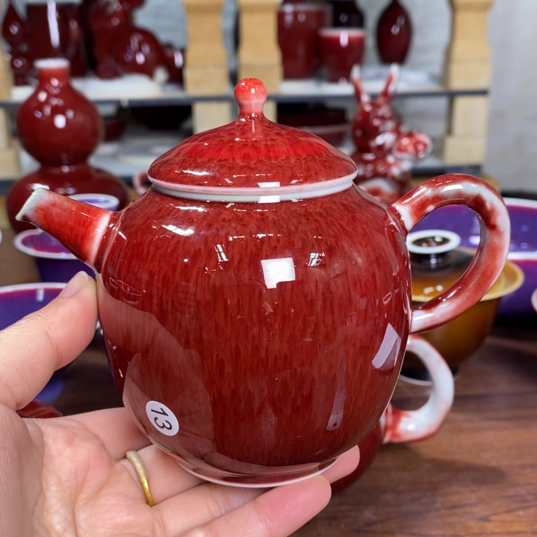 【闪购商品】心*景德镇名陶坊原矿郎红13号