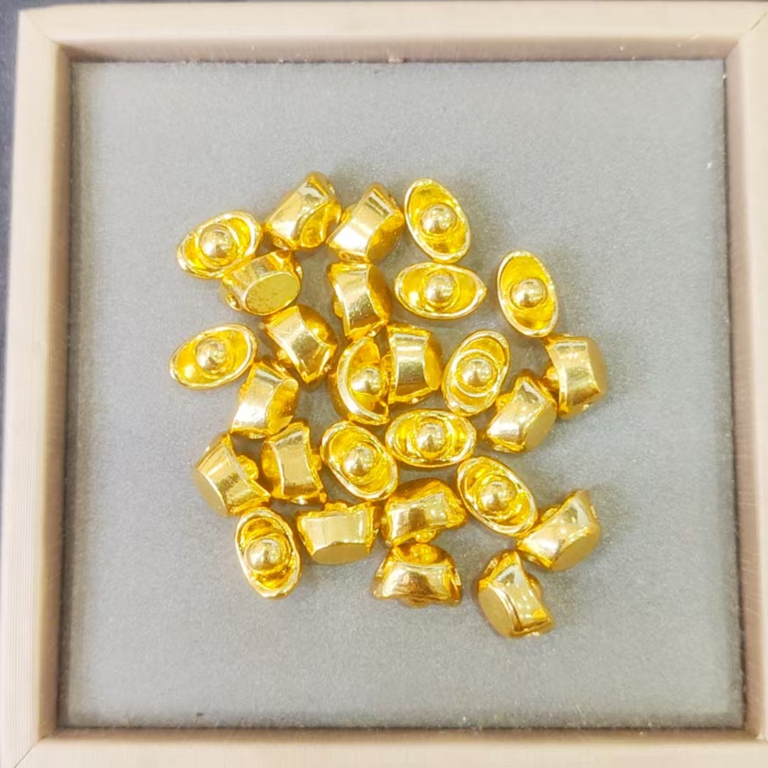 私人定制 典藏美丽首饰黄灿灿元宝 hui1