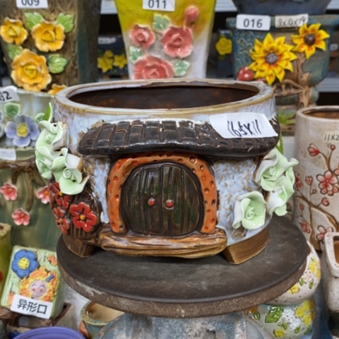 【闪购商品】红陶粗陶材质多肉花盆