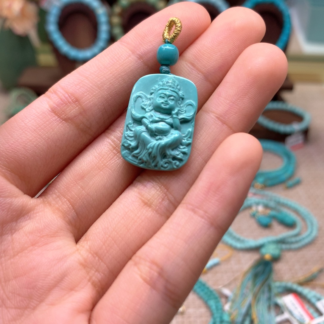 绿松石未镶嵌配饰 