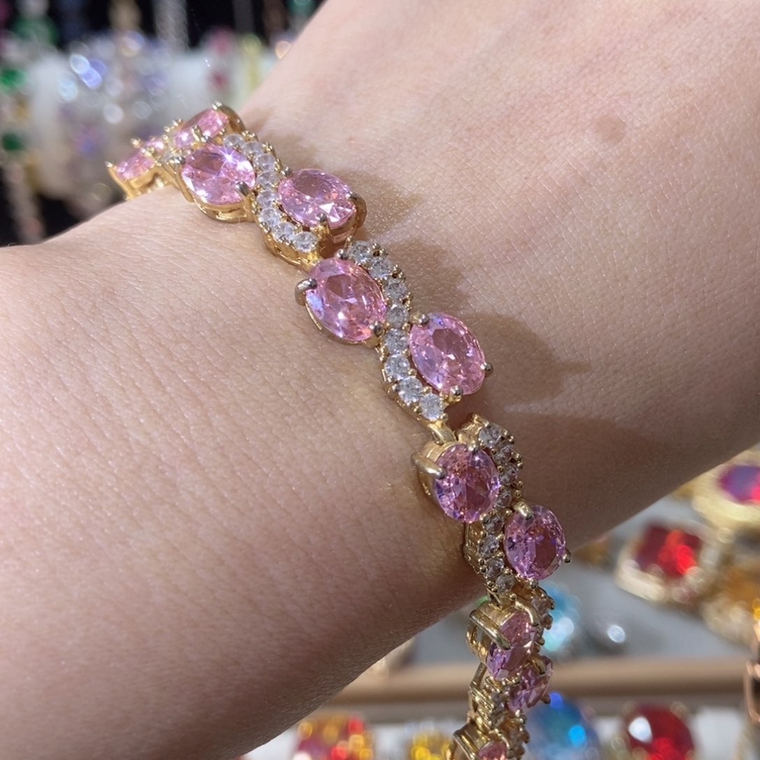 66锆石（处理）手链