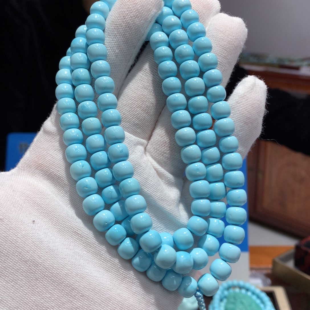 绿松石长链未镶嵌