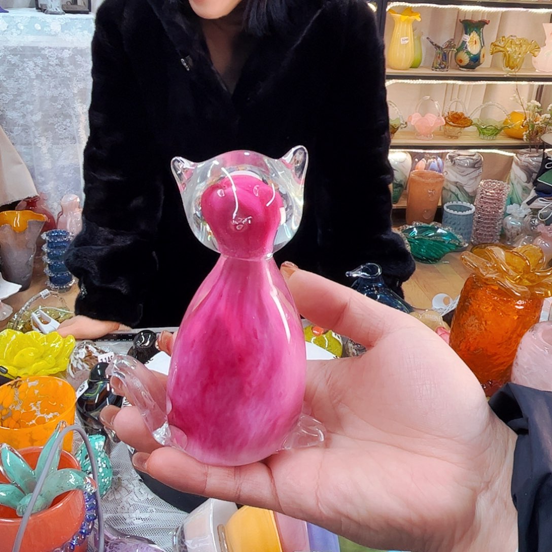 4001家悦美居琉璃摆件不完美